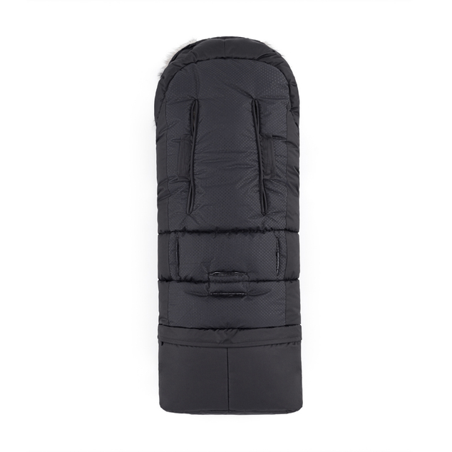 PETITE&amp;MARS Ensemble de sac d'hiver Arctic 4en1 + gants pour poussette Fjora Forever Black