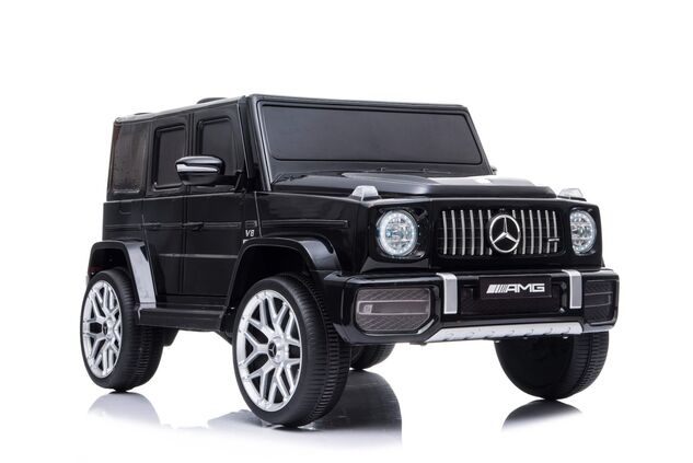 Elektrické autíčko Mercedes G63 12V, čierne, Jednomiestné sedadlo, Lítiová batéria