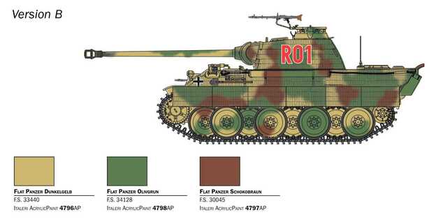 Model Kit tank 25752 - Sd. Kfz. 171 Panther Ausf. A (1:56)