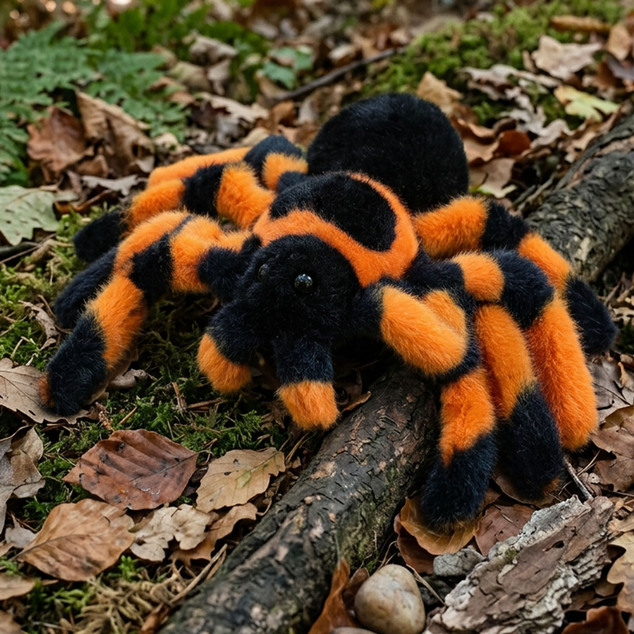 Plyšový pavúk tarantula 20 cm ECO-FRIENDLY PLUSH WORLD