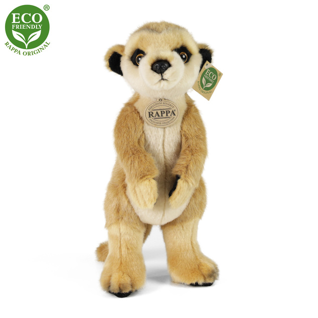 Suricata de peluche de pie 30 cm ECO-FRIENDLY