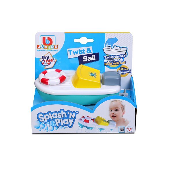 Maisto BB Junior - Hračky do vody - Naťahovacia lodička