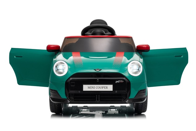 Elektrické autíčko BMW Mini Cooper 12V, zelené, USB Vstup s Bluetooth pripojením na MP3 Pr