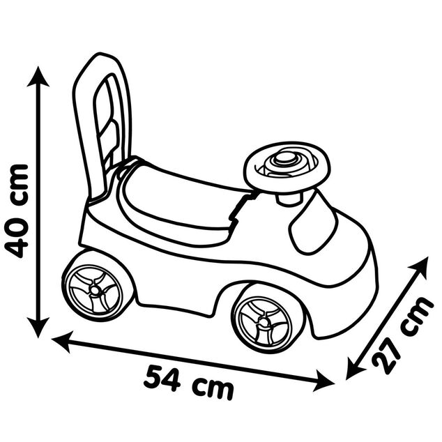 Smoby Laufrad Auto Rot