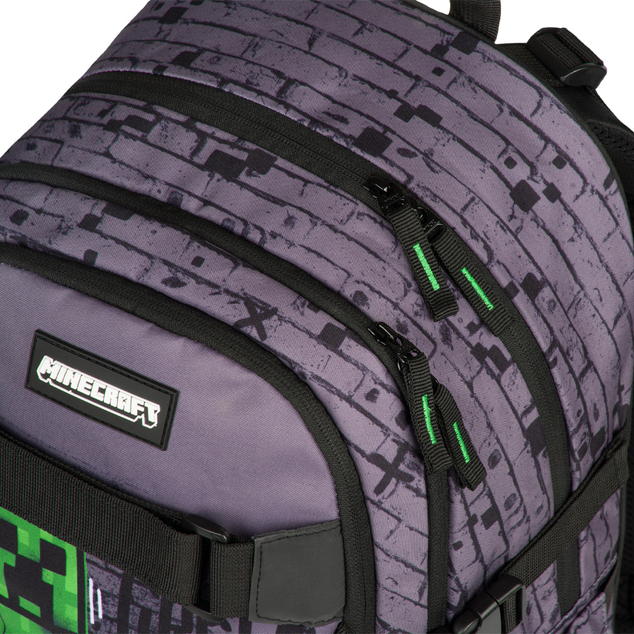 BAAGL Školský batoh Skate Minecraft TNT