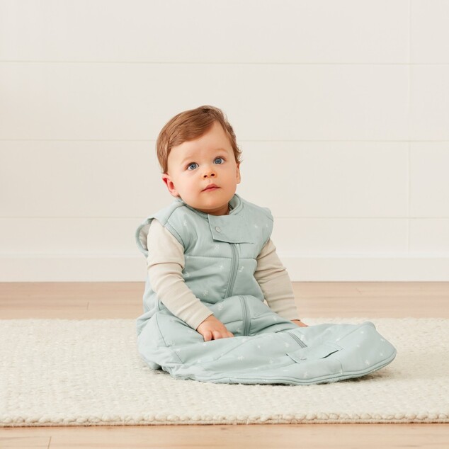 ERGOPOUCH Спален чувал органичен памук Sheeting Sage 8-24 м, 8-14 кг, 2,5 tog