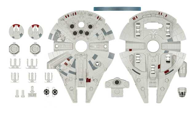 Build &amp; Play SW 06566 - Millennium Falcon (1:164)