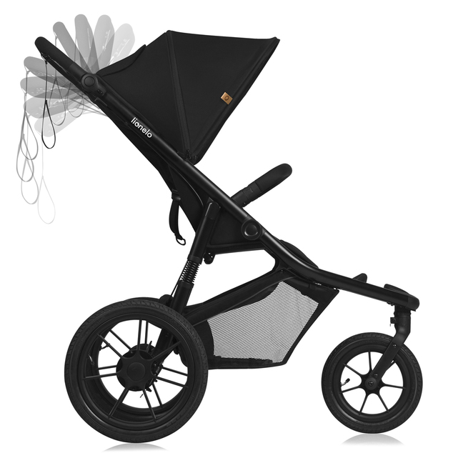 Lionelo Kočík športový Azura Black Onyx