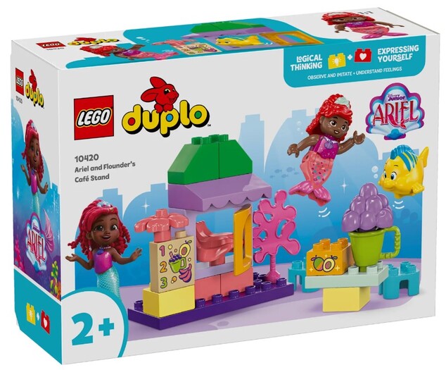 LEGO® DUPLO® 10420 Ariel a Šupinka – stánok s kávou