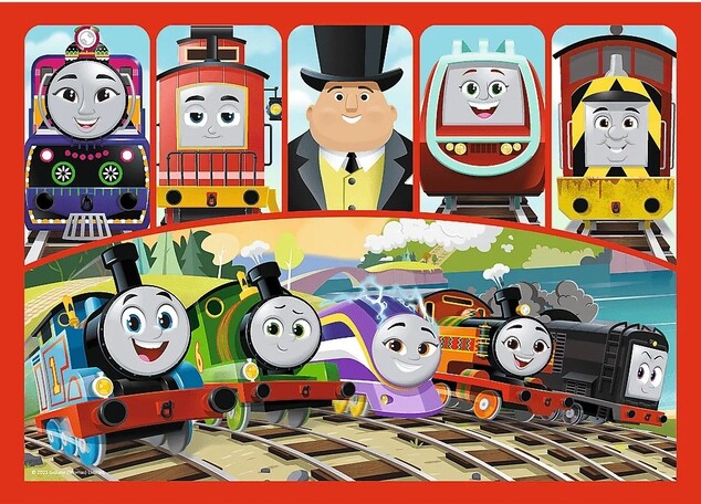 Puzzle 4v1 - Úžasný Tom / Thomas and Friends