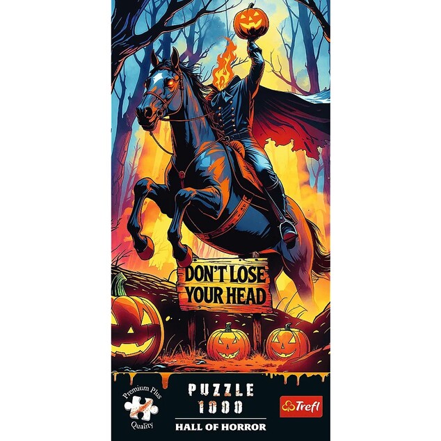 Trefl Puzzle Premium Plus Quality 1000 Hall of Horror: Der kopflose Reiter