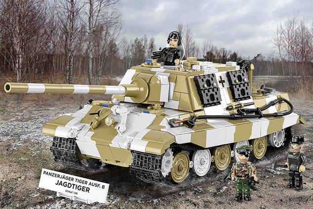Cobi II WW Panzerjäger TIGER Ausf. B JAGTIGER 1:28, 1355 k, 3 f