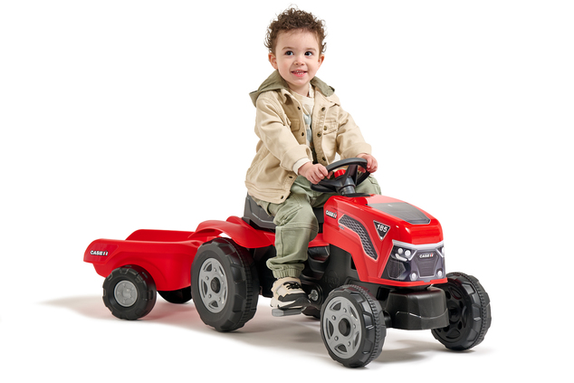Falk Guralni traktor Case IH s prikolicom