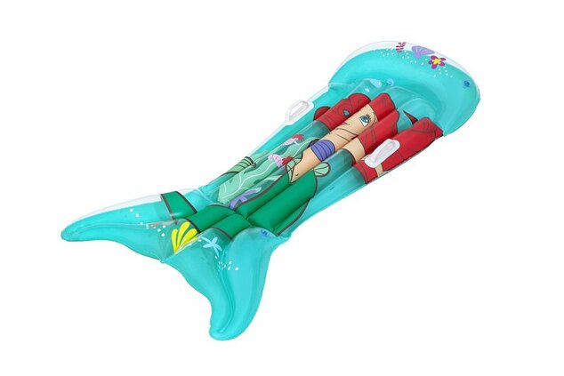 Bestway Nafukovacie lehátko - Disney Princess - Malá morská víla, 1,58 x 0,81 m