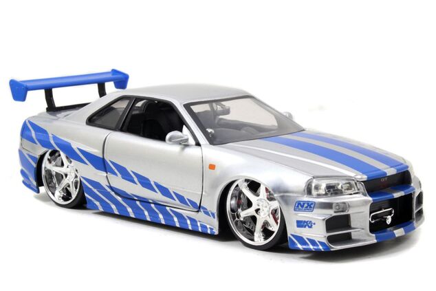 Rýchlo a zbesilo auto 2002 Nissan Skyline 1:24