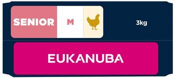 Krmivo EUKANUBA Senior Medium rich in fresh chicken 3 kg