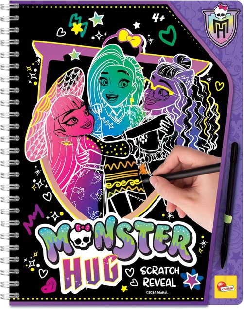 Monster High Vyškrabávacie omaľovánky objatí