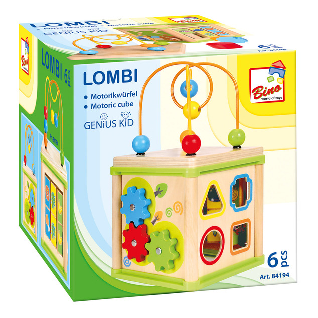 Bino Motorická kocka 5v1