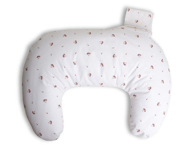 BABYMATEX Vankúš na dojčenie polohovací miniRelax Jersey 150cm Medvedík