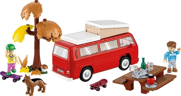 Cobi Volkswagen T2a Campingwagen, 1:35, 272 k, 3 f