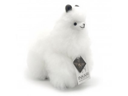 INKARI Plyšová hračka Alpaca Small Ivory White 23cm