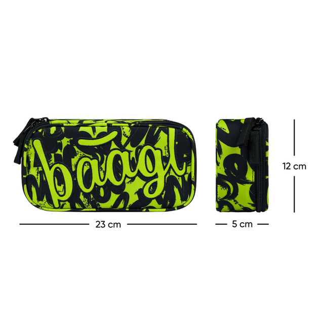 BAAGL Školský peračník etui Lime