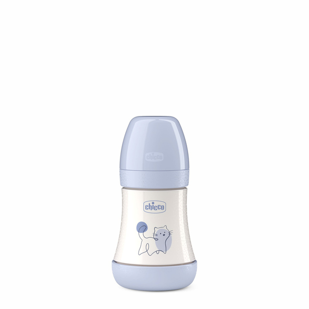 CHICCO Fľaša dojčenská antikoliková Perfect5 150 ml chlapec pomalý prietok 0m+