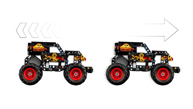 LEGO® Technic 42219 Monster Jam™ Grave Digger™ Oheň a ľad