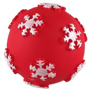 Dog Fantasy Winter Tale Quietschball, rot ? 7cm