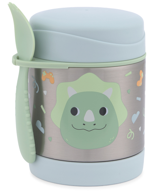 SKIP HOP Thermos per cibo con cucchiaio/forchetta Besties Squad Dino 3r+