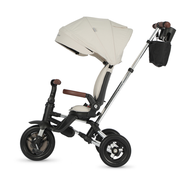 QPLAY Triciclo Nova Deluxe 5 in 1 Beige, 10-72 mesi