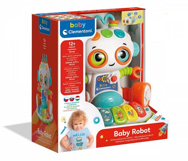 Clementoni Interaktívny robot so zvukmi