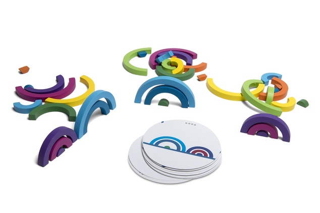 BS Toys Logická hra - skladáme dúhu