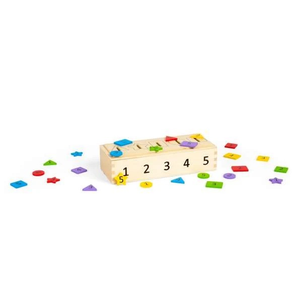 Bigjigs Toys Triedenie farieb, tvarov a čísel