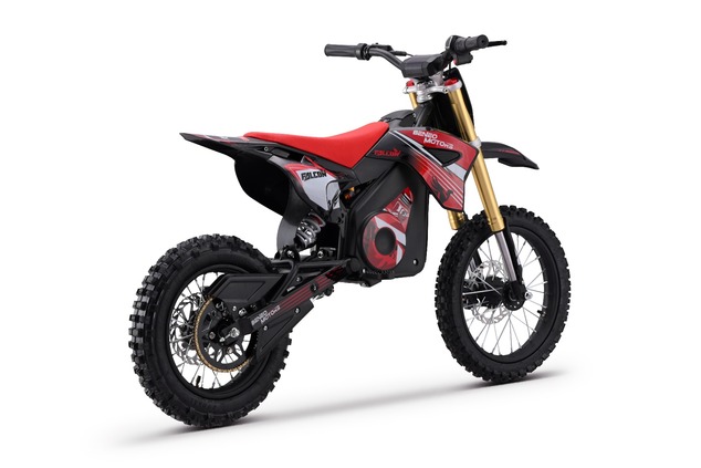 Motocross elettrico per bambini e adolescenti Beneo Motors Falcon rosso - 1600W