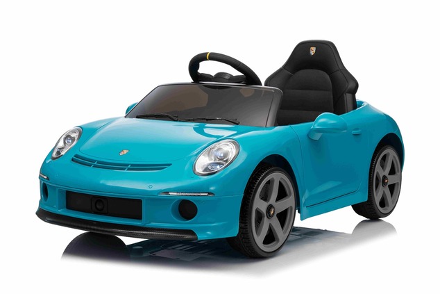 Elektrické autíčko RUF GT 12V, modré, Otváracie dvere, 2.4 GHz diaľkové ovládanie, LED sve