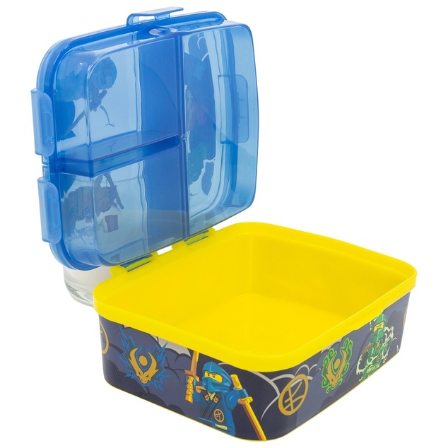 LEGO Ninjago Scatola per il pranzo con scomparti 550 ml