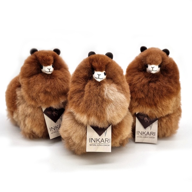INKARI Plyšová hračka Alpaca Small Caramel 23cm