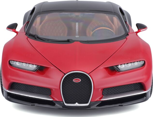 Bburago 1:18 Plus Bugatti Chiron black/red