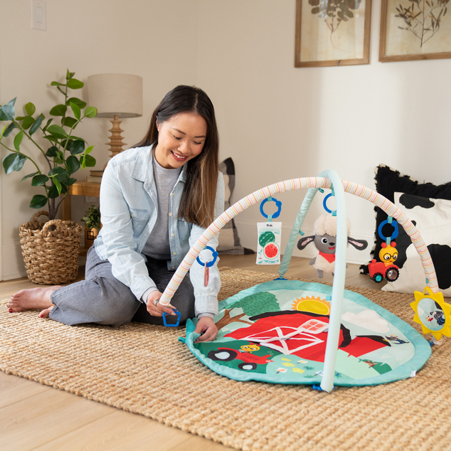 BABY EINSTEIN Tapis de jeu Happy Harvest™ Touch &amp; Feel, 0m