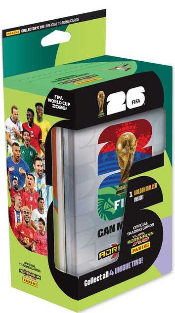 FIFA WORLD CUP 2026 - ADRENALYN - plechová krabička CLASSIC