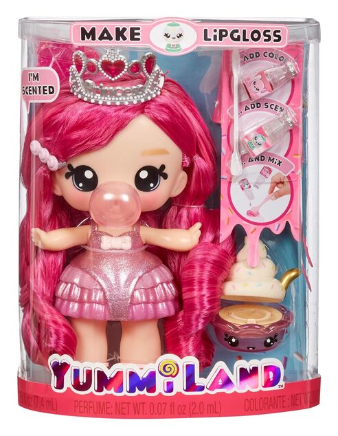 Yummiland Veľká bábika s leskom na pery - Bianca Bubblegum