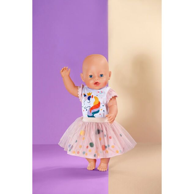 Zapf BABY born Tutu šatôčky jednorožec, 43 cm