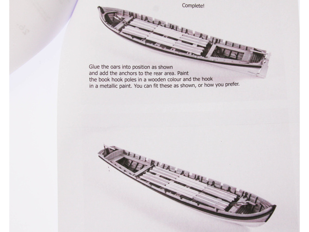 Vanguard Models Barge čln 32" 1:64 kit
