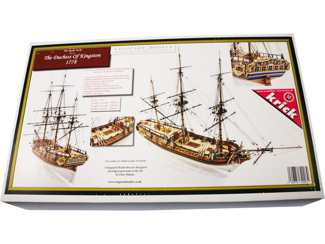 Vanguard Models Duchess of Kingston 1778 1:64 kit