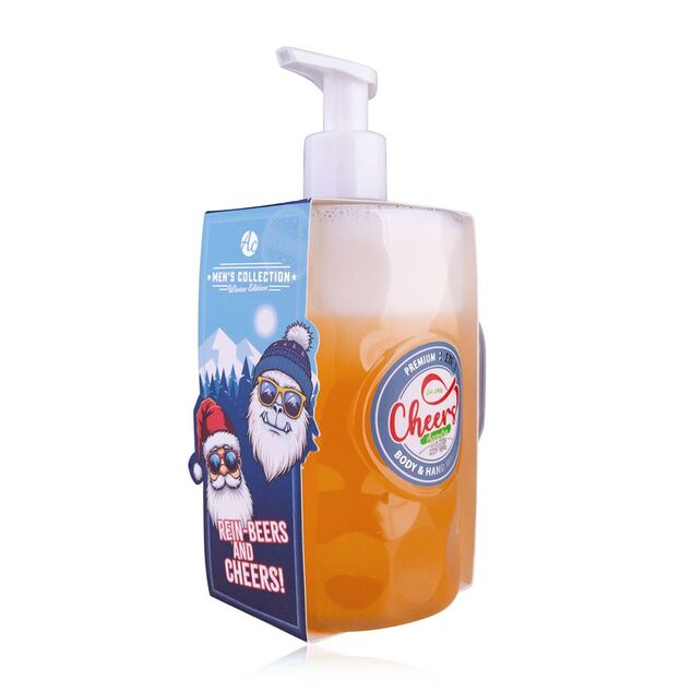 Duschgel 2in1 für Körper und Haare 720ml MEN'S COLLECTION WINTER EDITION mit Schaumspender