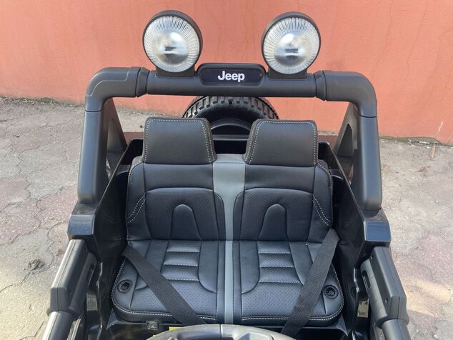 Elektrické autíčko JEEP Wrangler, Jednomiestne, čierne