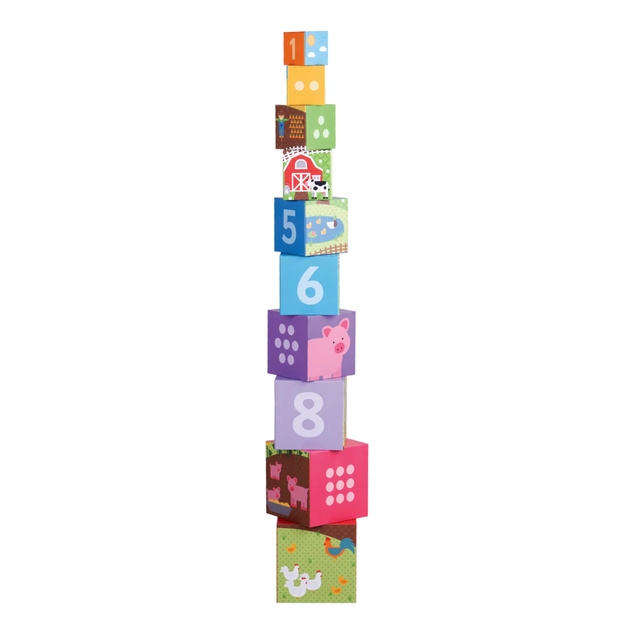 Bigjigs Toys Didaktické kocky farma