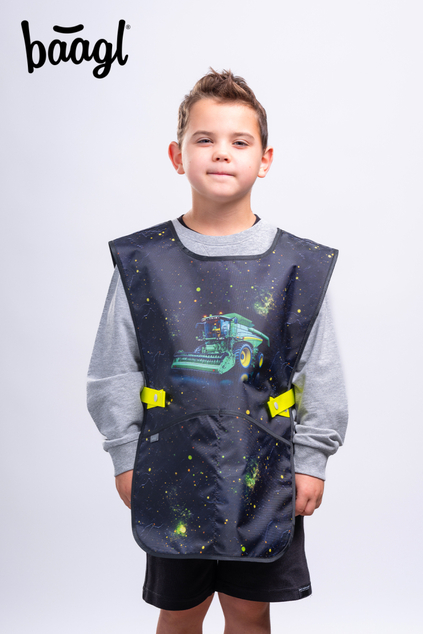 BAAGL SET 5 Airy Traktor: zaino, astuccio, sacca, grembiule, portafoglio GRS