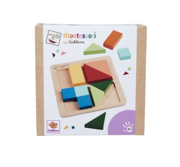 Montessori Štvorce skladačka puzzle
